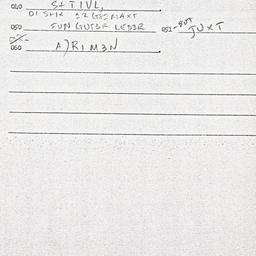 Eastern questionnaire, answ...