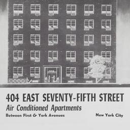 404 E. 75 Street, 404 East ...