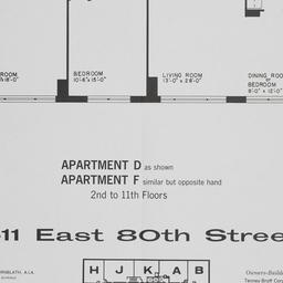 511 E. 80 Street, D-f: 2-11