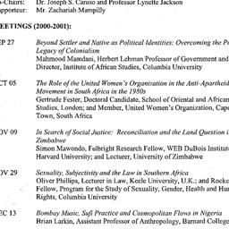 Schedules, Studies in Conte...