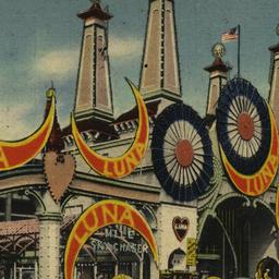 Entrance to Luna Park, Cone...