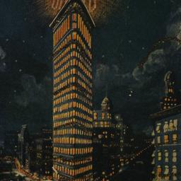 Flat-iron Building New York.