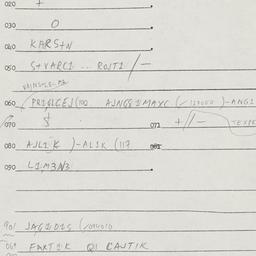 Eastern questionnaire, answ...
