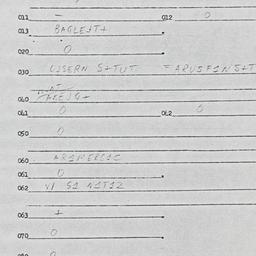 Eastern questionnaire, answ...