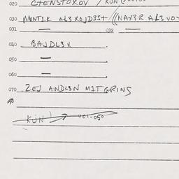 Eastern questionnaire, answ...