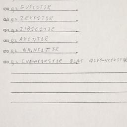 Eastern questionnaire, answ...