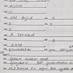 Eastern questionnaire, answ...