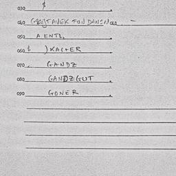 Eastern questionnaire, answ...
