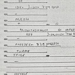 Eastern questionnaire, answ...