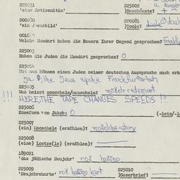 Western questionnaire, answ...