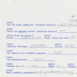 Western questionnaire, answ...