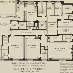 1020 Fifth Avenue, Typical ...