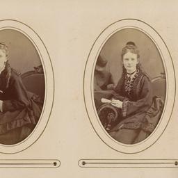 Two Images in Ovals: Two Wo...