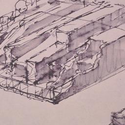 Aerial perspective sketch.