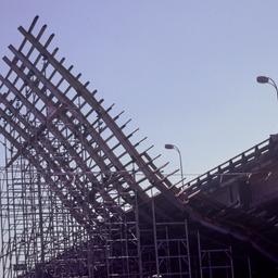 Construction view, formwork...