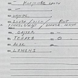 Eastern questionnaire, answ...