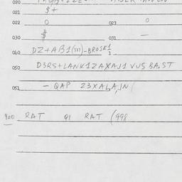 Eastern questionnaire, answ...