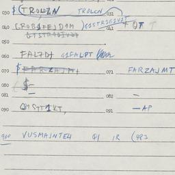 Eastern questionnaire, answ...