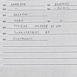 Eastern questionnaire, answ...