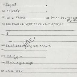 Eastern questionnaire, answ...