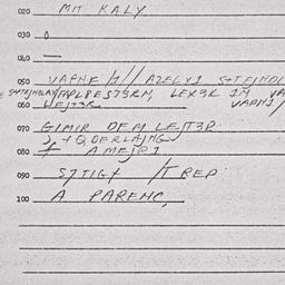 Eastern questionnaire, answ...