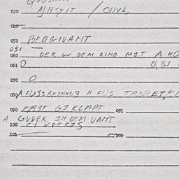 Eastern questionnaire, answ...