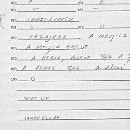 Eastern questionnaire, answ...