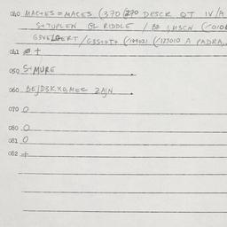 Eastern questionnaire, answ...