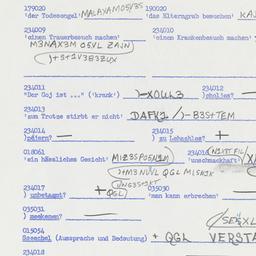 Western questionnaire, answ...