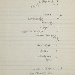 Eastern questionnaire, blue...