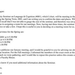 Correspondence, 2000-12-06....