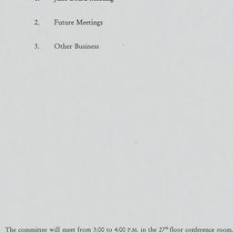 Agenda Committee