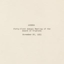 41st Annual Meeting of the ...