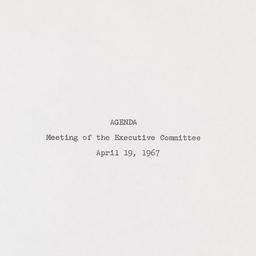 Executive Committee Meeting