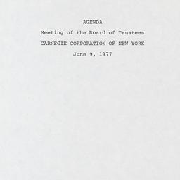 Meeting of the Board of Tru...