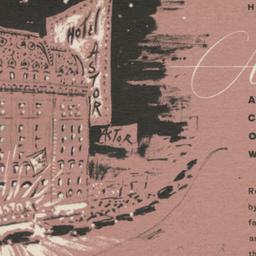 The Famous Hotel Astor at t...