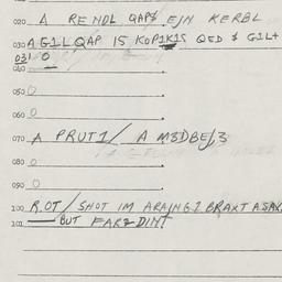 Eastern questionnaire, answ...