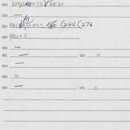 Eastern questionnaire, answ...