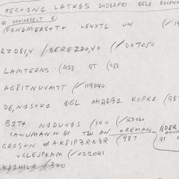 Eastern questionnaire, answ...