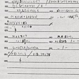 Eastern questionnaire, answ...
