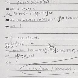 Eastern questionnaire, answ...
