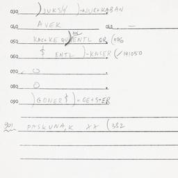 Eastern questionnaire, answ...