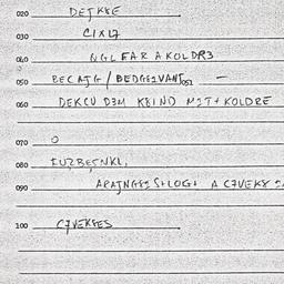Eastern questionnaire, answ...