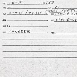 Eastern questionnaire, answ...