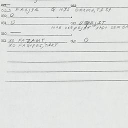 Eastern questionnaire, answ...