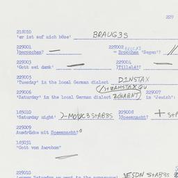Western questionnaire, answ...