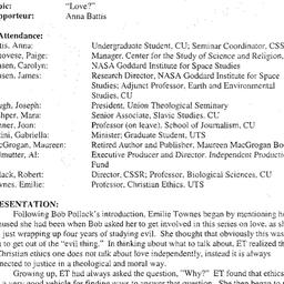 Minutes, 2004-05-07. Scienc...
