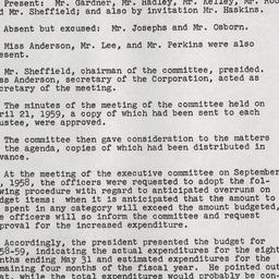 Executive Committee Meeting