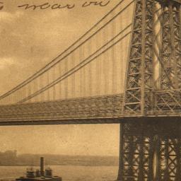The Williamsburgh Bridge.