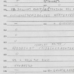 Eastern questionnaire, answ...